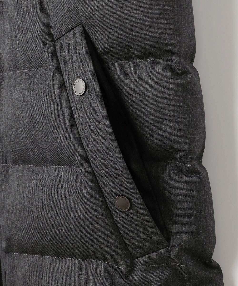 JOSEPH ABBOUD 【フード取り外し可】ライトメリノダウン ブルゾン 