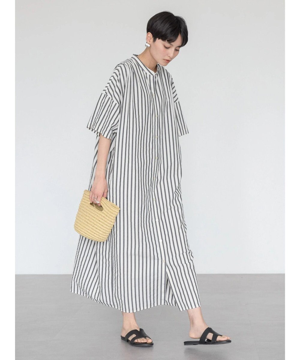 AMERICAN HOLIC イージーケア＋接触冷感丈違い強撚ワッシャーワンピース 