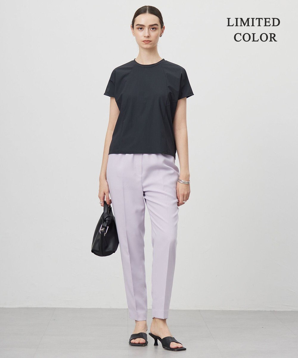 ICB L 【新色追加・WEB限定カラーあり・接触冷感・UVケア・速乾・防シワ・洗える】 FluidBackSatin  ドロストパンツ 