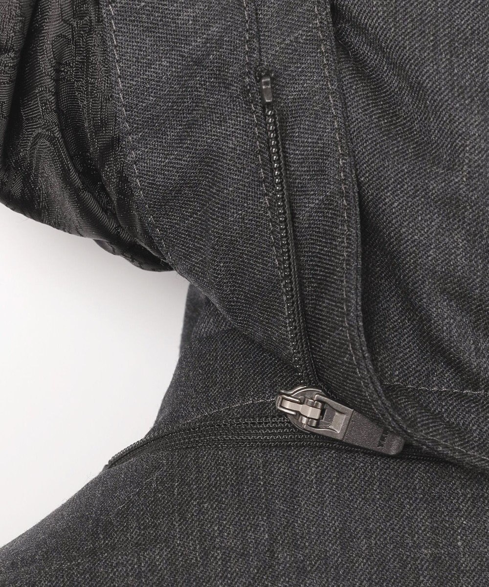 JOSEPH ABBOUD 【フード取り外し可】ライトメリノダウン ブルゾン 