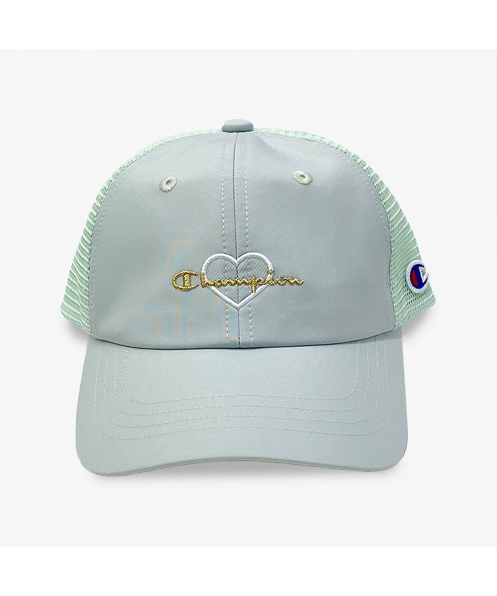 林八百吉商店 Champion　キッズ　ハートワッペンメッシュキャップ 