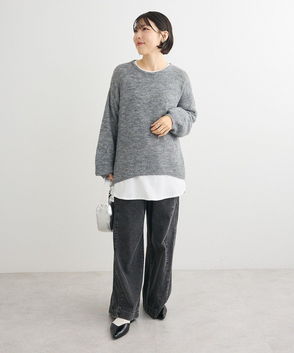 Green Parks ライトデニムイージーバギーパンツ 