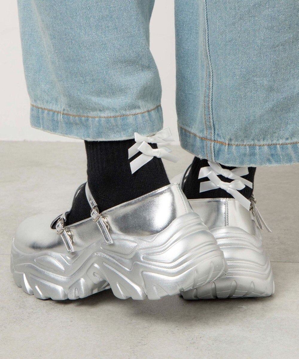 WEGO Wリボンアンクルソックス 