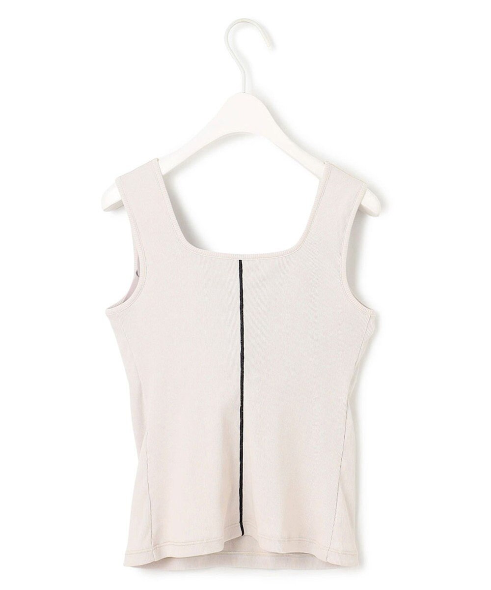 ICB 【洗える】【OUR WACOAL コラボ】カップイン スクエアネック タンクトップ 