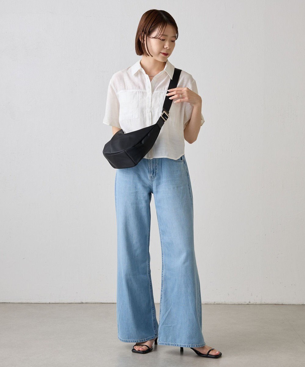 russet ナイロンラウンドショルダーバッグ (CE-1327-WEB) 