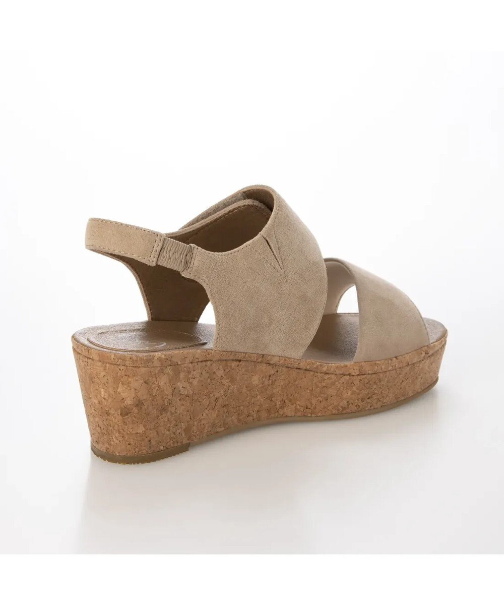 ing <ing>ワンポイントウエッジソールサンダル 