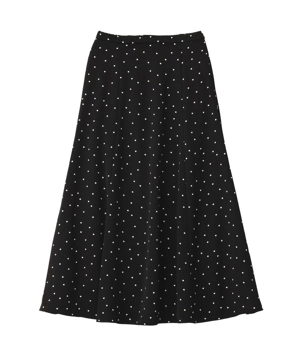 earth music&ecology サテンフレアスカート 