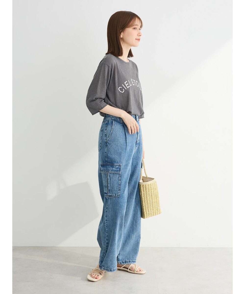 Green Parks シアーボーダーロゴプルオーバー 