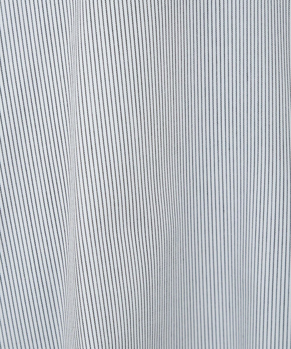 earth music&ecology シフォン×チュールレイヤードシャツ 