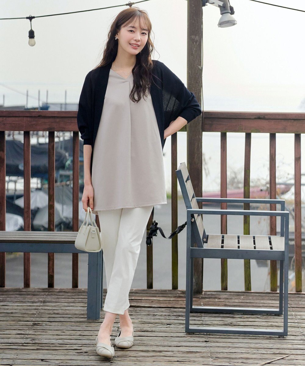 Tiaclasse L 【洗える】体型カバーも叶うドルマンニットカーディガン 