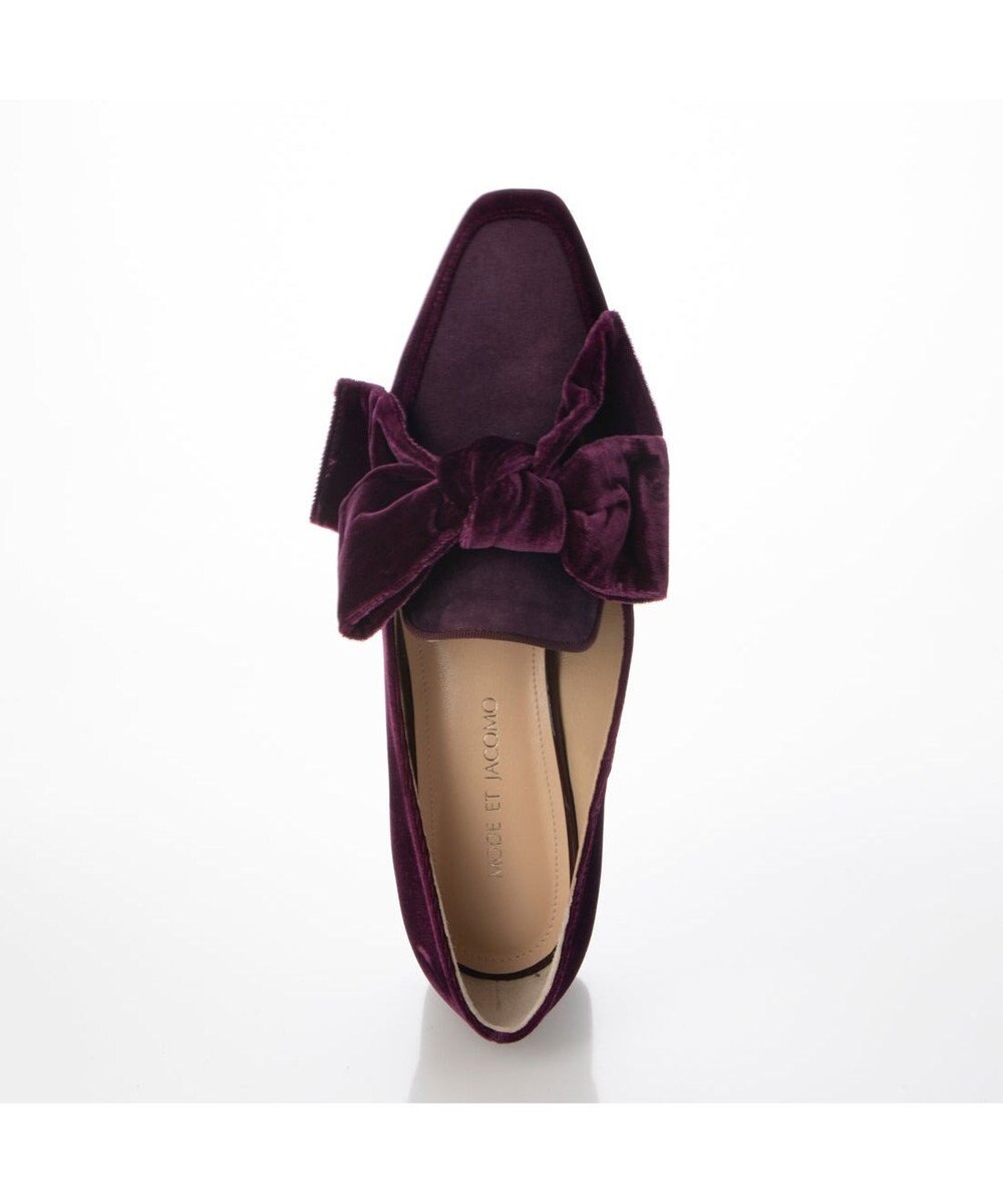 MODE ET JACOMO <MODE ET JACOMO>ベルベットリボンローファー 