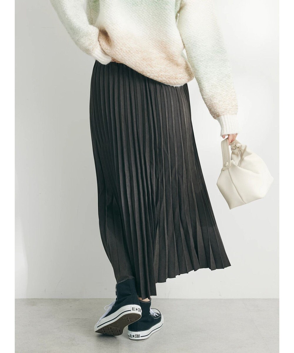 CRAFT STANDARD BOUTIQUE ピーチアコーディオンプリーツスカート 