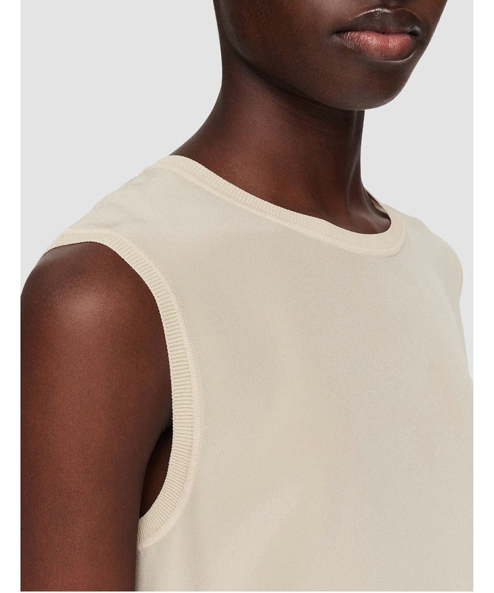 JOSEPH クレープ  ド  ソワ　スリーブレス 