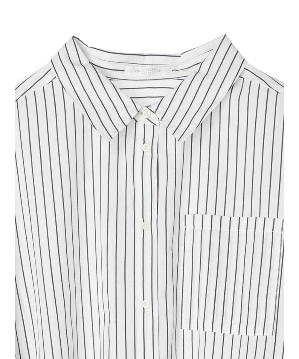 Green Parks ミドル丈シャツワンピース 