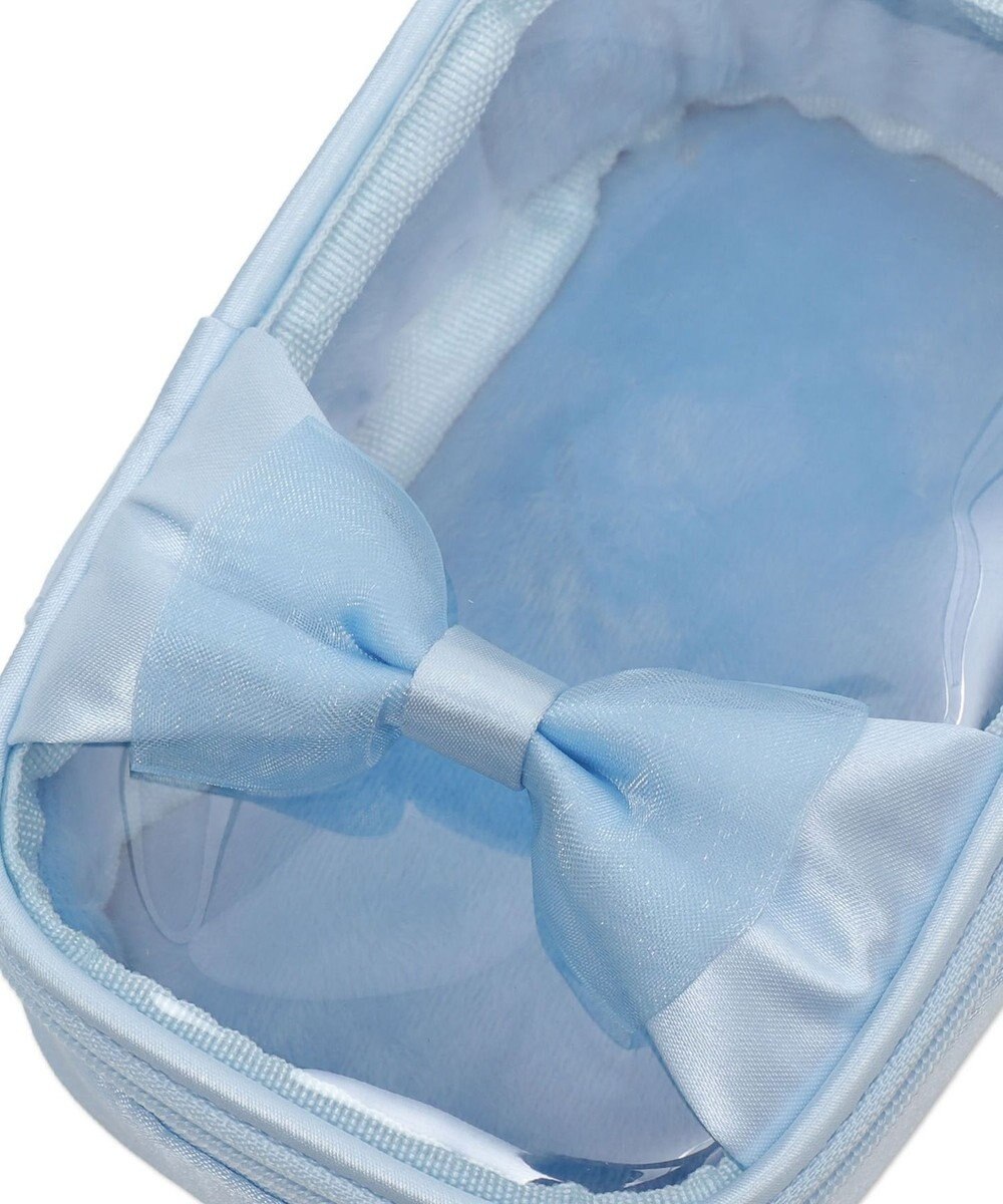 WEGO 【痛バ＆推し活グッズ】ダブルリボンサテンぬいポーチ 