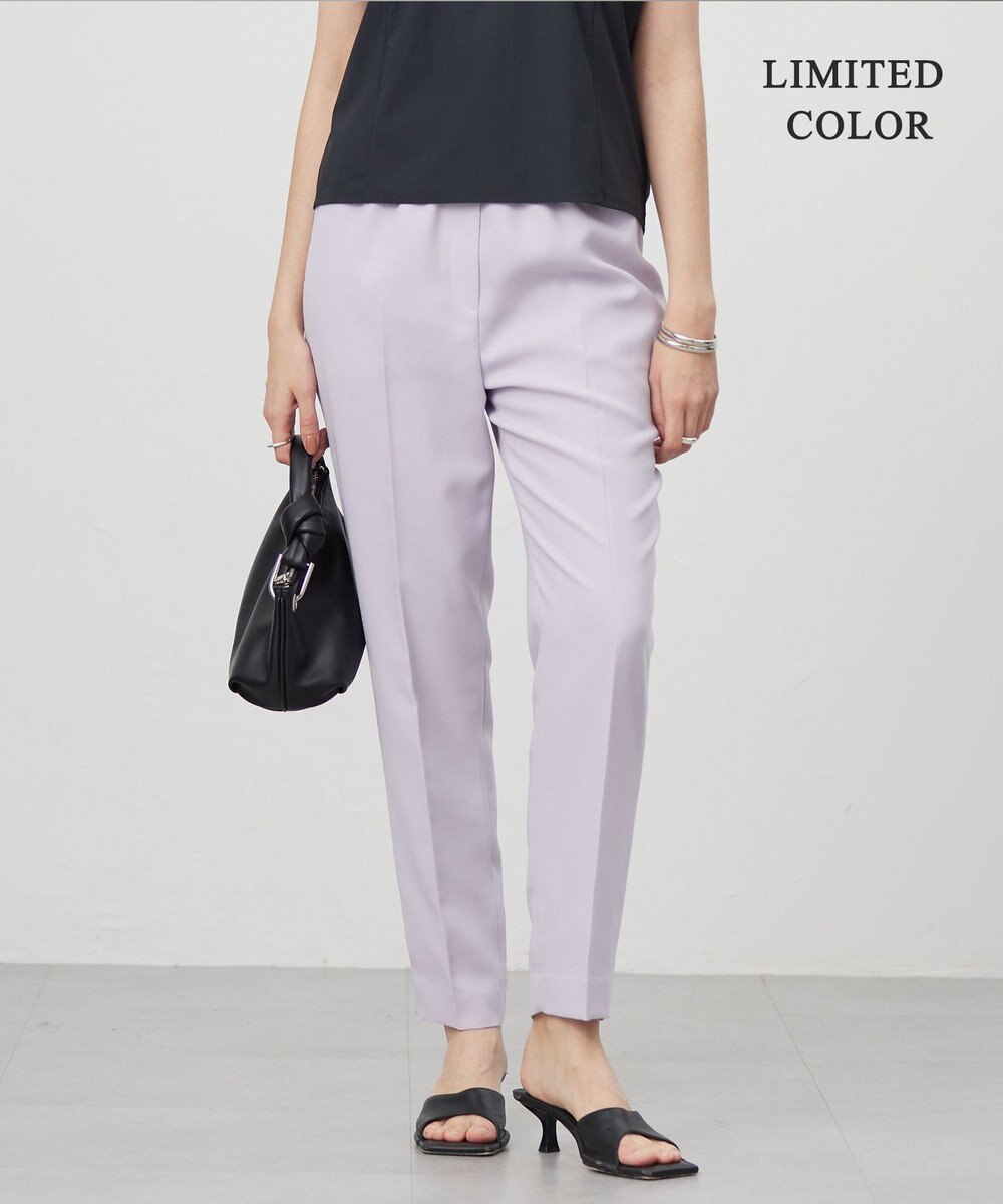 ICB L 【新色追加・WEB限定カラーあり・接触冷感・UVケア・速乾・防シワ・洗える】 FluidBackSatin  ドロストパンツ 