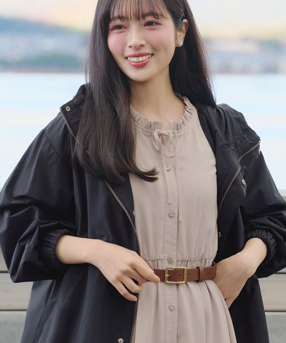 Tiaclasse L 撥水ドロストマウンテンパーカー 