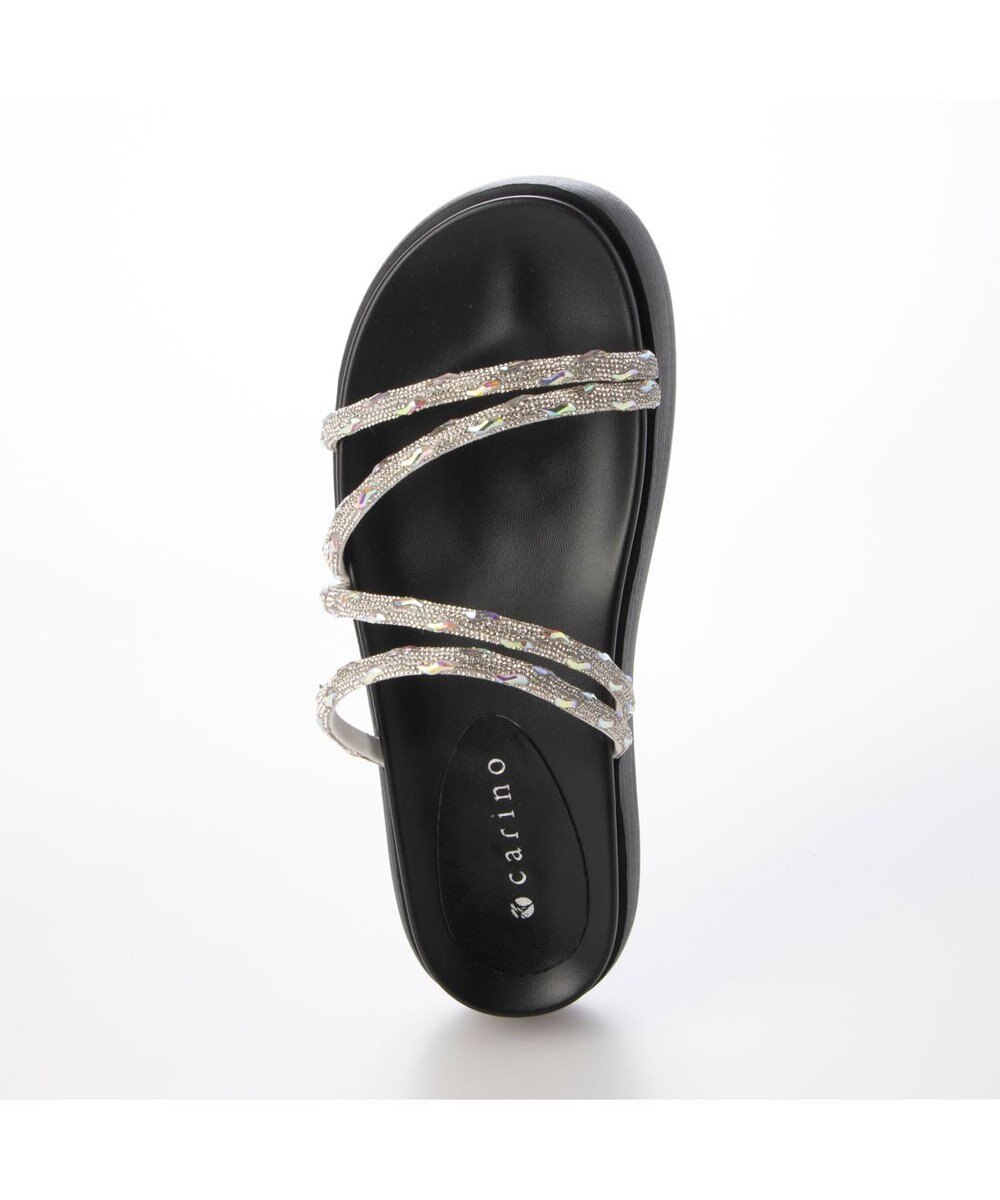 MODE ET JACOMO <carino>厚底ビジューサンダル 