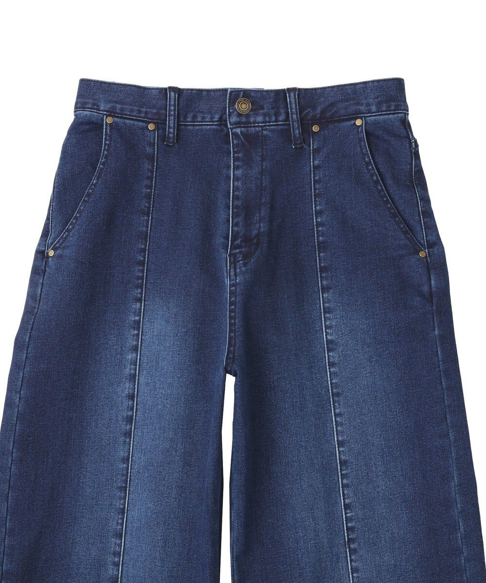 CRAFT STANDARD BOUTIQUE 裏起毛デニムワイドストレートパンツ 