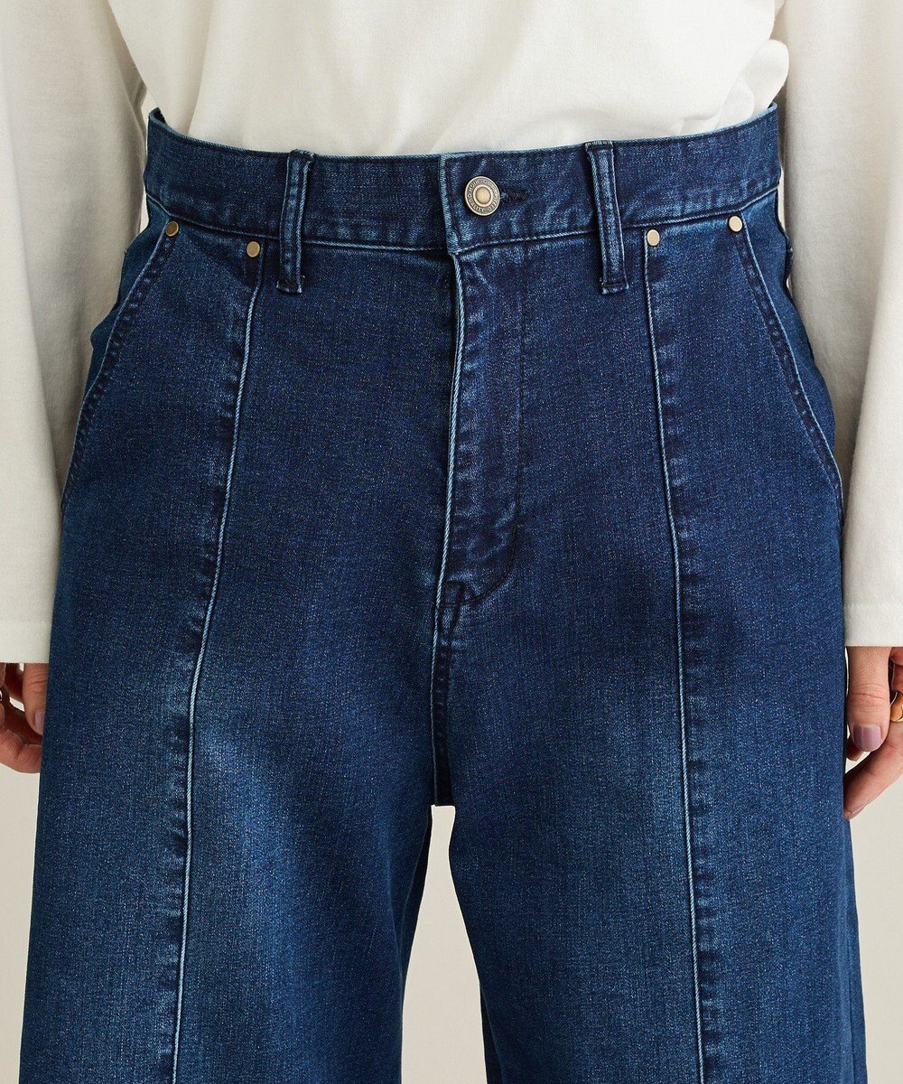 CRAFT STANDARD BOUTIQUE 裏起毛デニムワイドストレートパンツ 