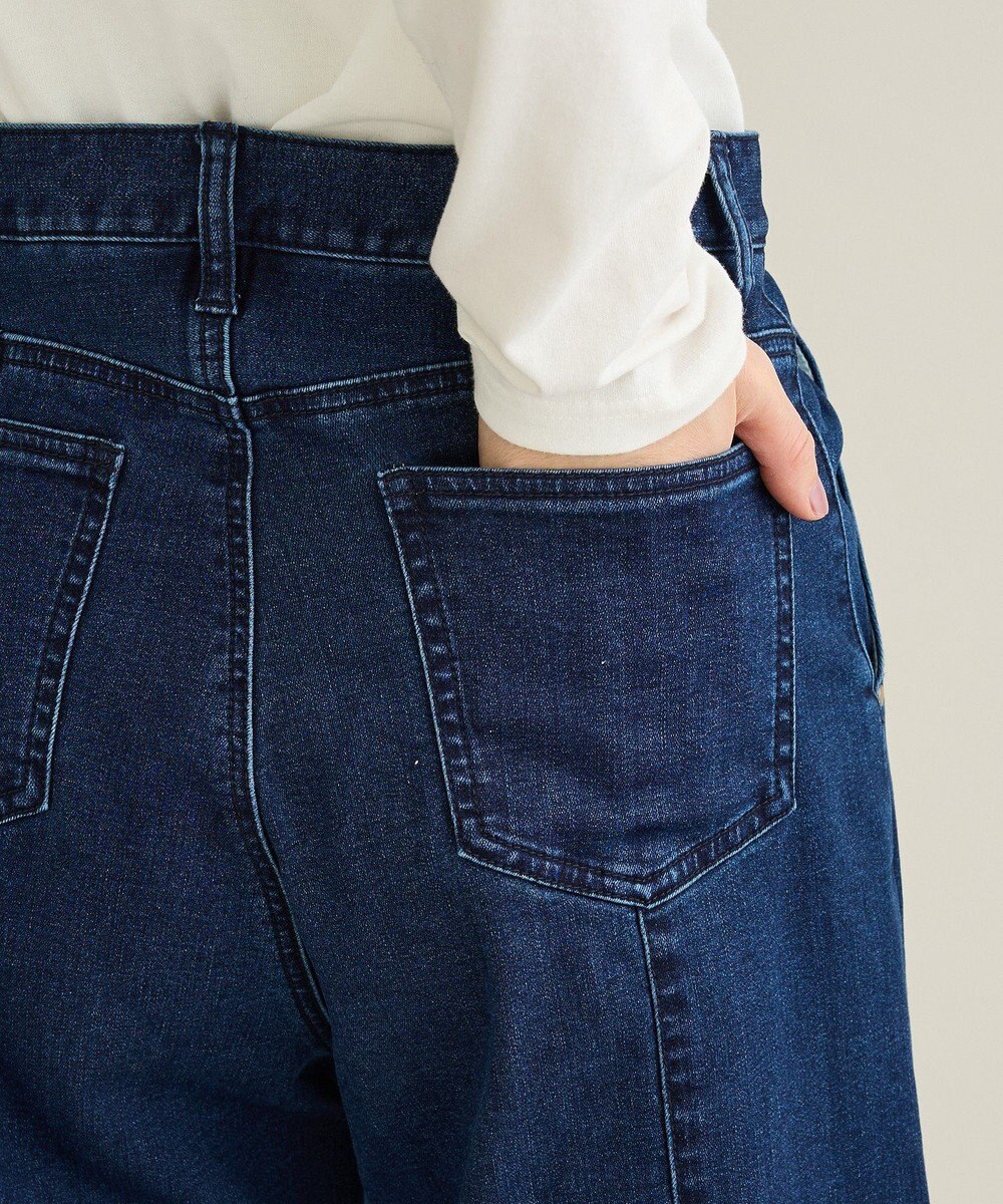 CRAFT STANDARD BOUTIQUE 裏起毛デニムワイドストレートパンツ 