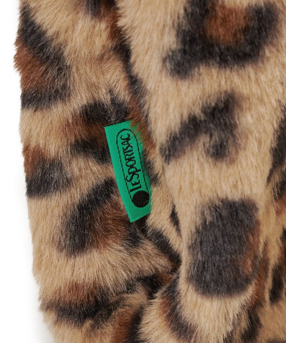 LeSportsac FUR SHOULDER TOTE/レオパードフラッフィーファー 