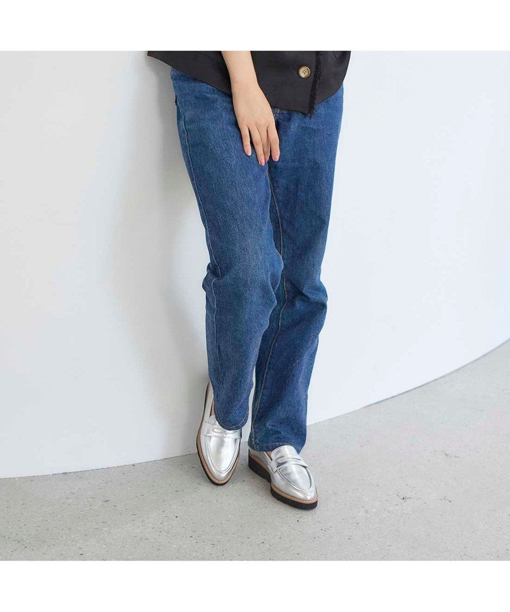 MODE ET JACOMO <carino>【レイン】ポインテッドコインローファー 