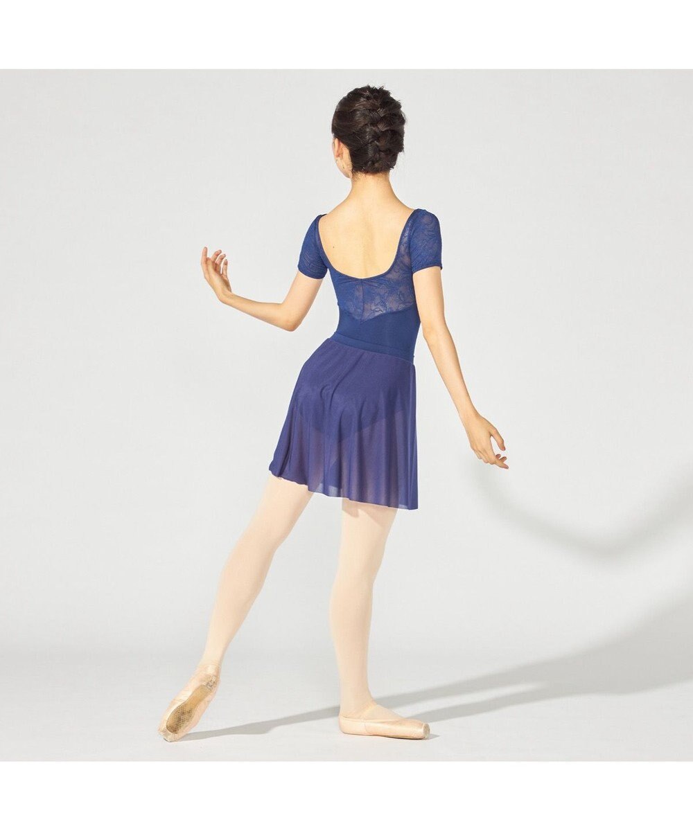 Chacott ハーフスリーブレオタード 