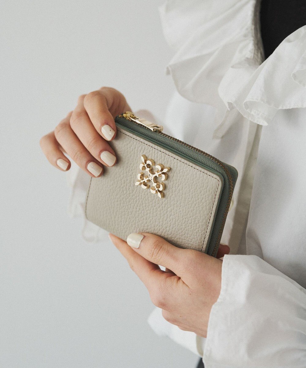 russet ＜お財布人気NO.1＞モノグラムプレートハーフウォレット(SO-376) 