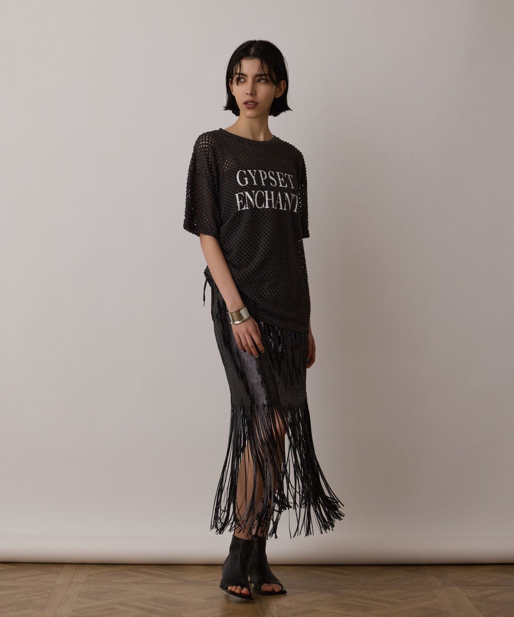 GRACE CONTINENTAL クラッシュロゴTシャツ 