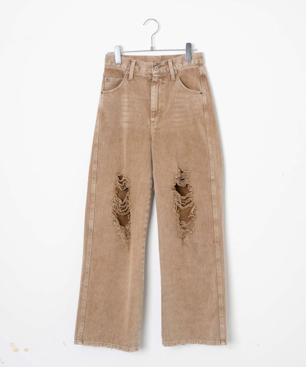 WEGO ヴィンテージウォッシュダメージデニムパンツ 