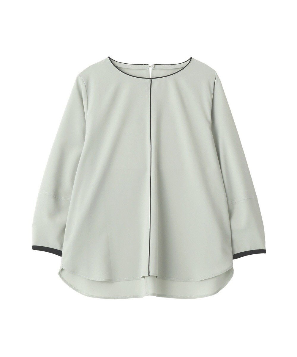 YECCA VECCA 配色パイピングブラウス 