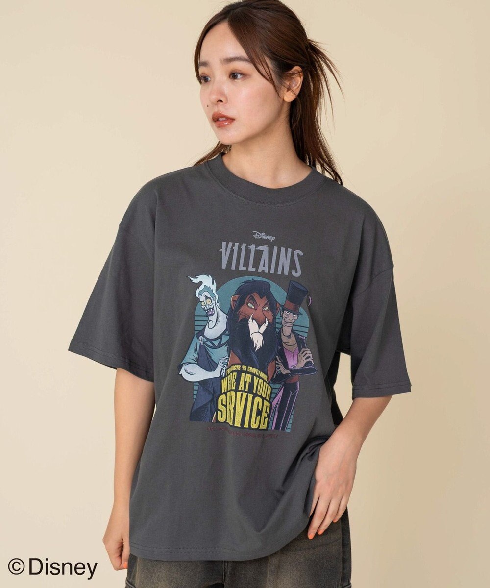 WEGO 【ユニセックス着用ITEM/SMLサイズ展開】VILLAINSグラフィックT（S） 