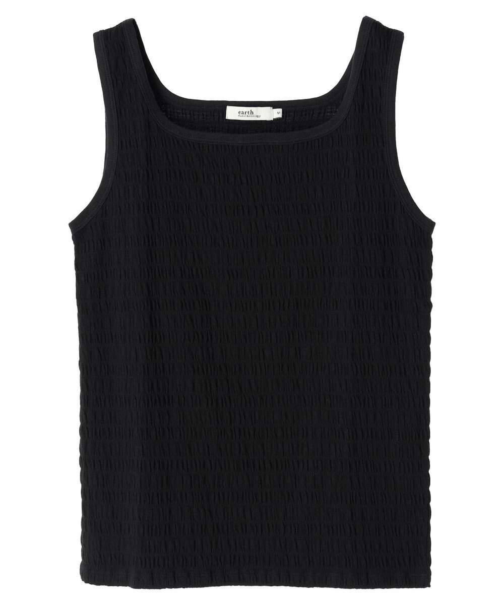 earth music&ecology シャーリングタンクトップ 