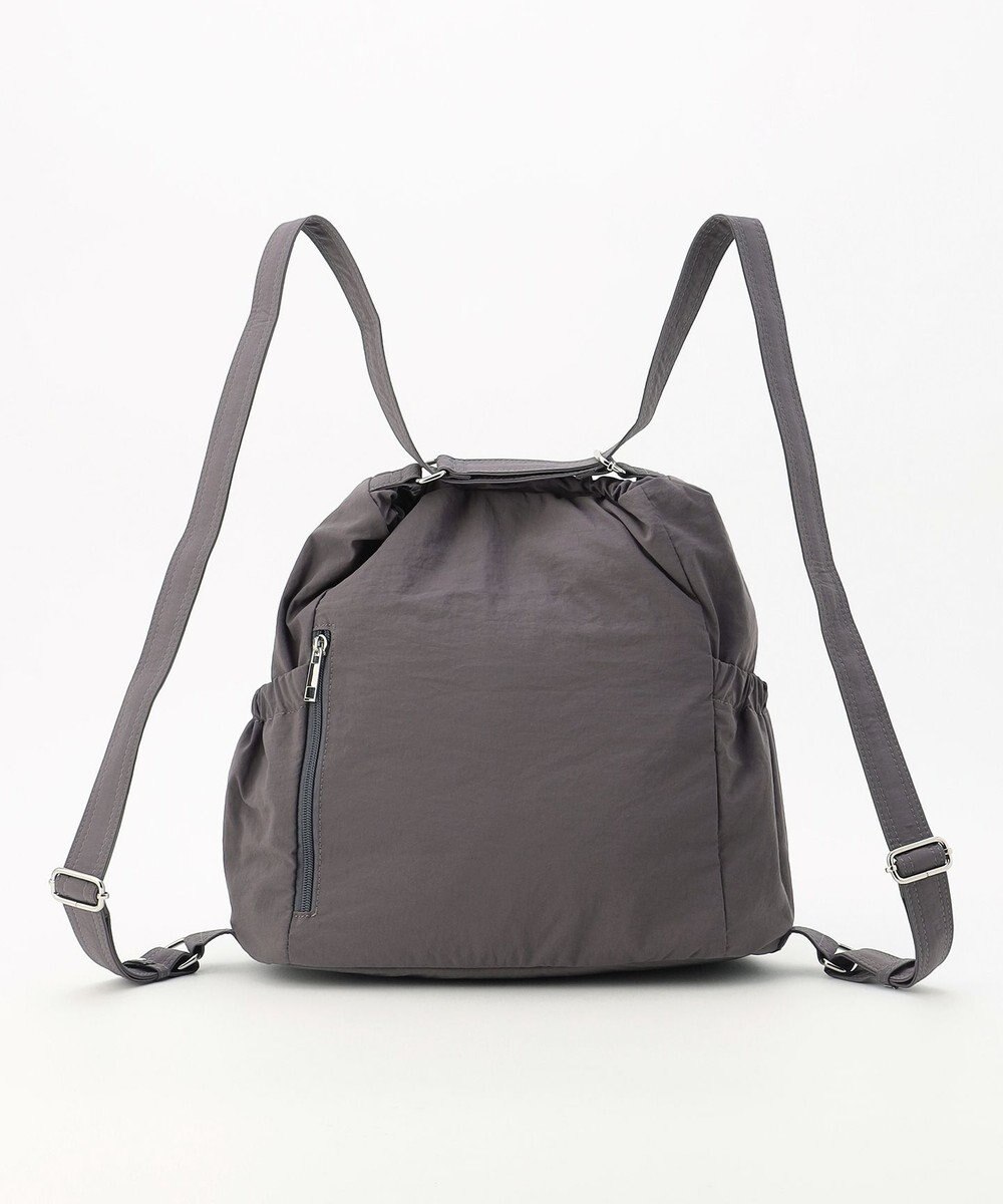 LA BAGAGERIE 【MONICA】クリンクルナイロン　ドロスト2WAYバッグ 