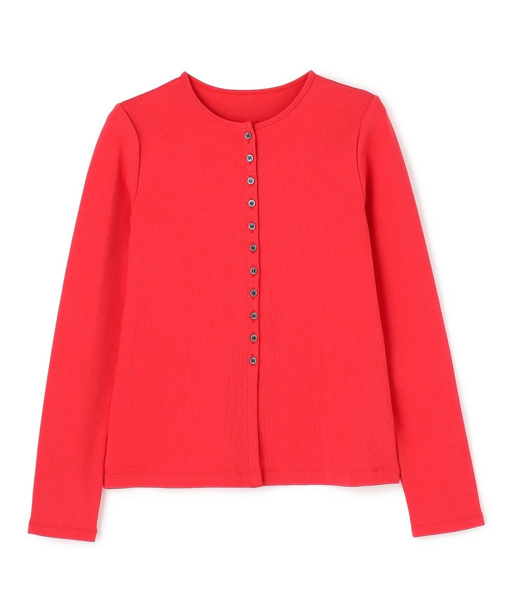 UNFILO ドライタッチリブ カーディガン 