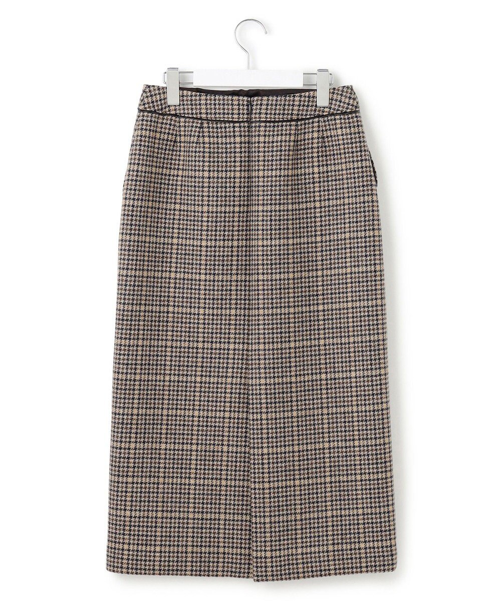 23区 【見上愛さん着用】ボンディングチェックツイード Iライン スカート 