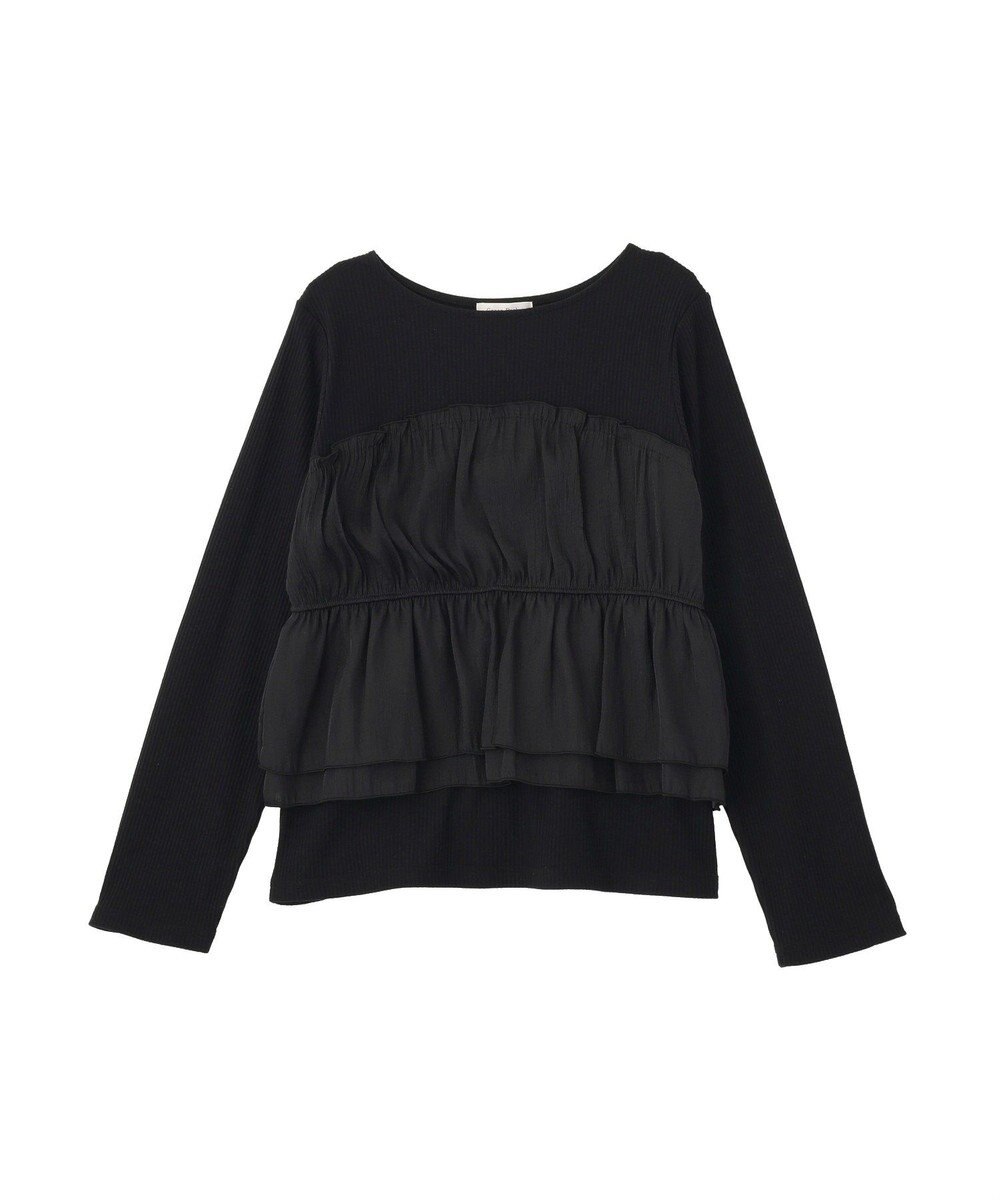 Green Parks オーガンジービスチェドッキングプルオーバー 