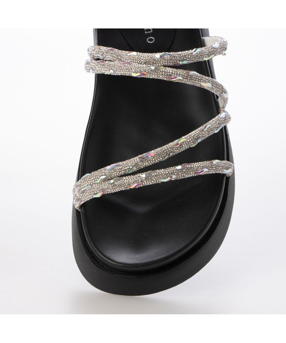 MODE ET JACOMO <carino>厚底ビジューサンダル 