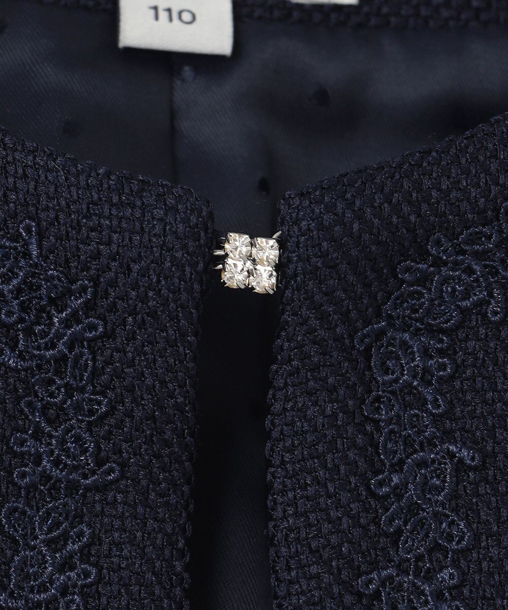 ANY KIDS ノーカラーボレロジャケット 