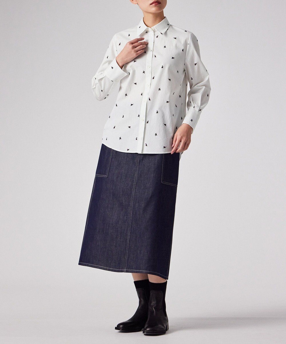 Paul Smith Ditsy Cat コットン シャツ 