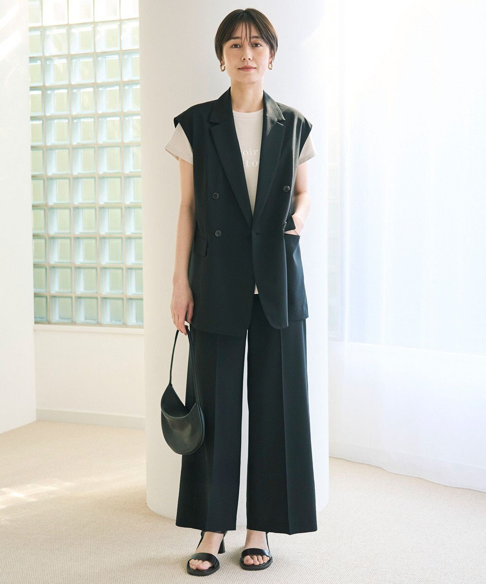 UNFILO L TENNEN TOUCH ワイドストレートパンツ 