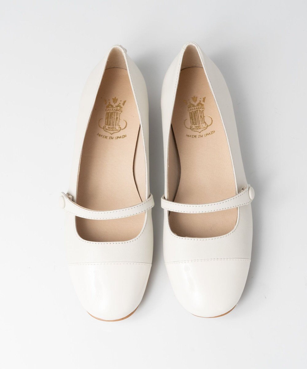 BONTRE 【BONTRE/ボントレ】コンビストラップパンプス/40051-US 