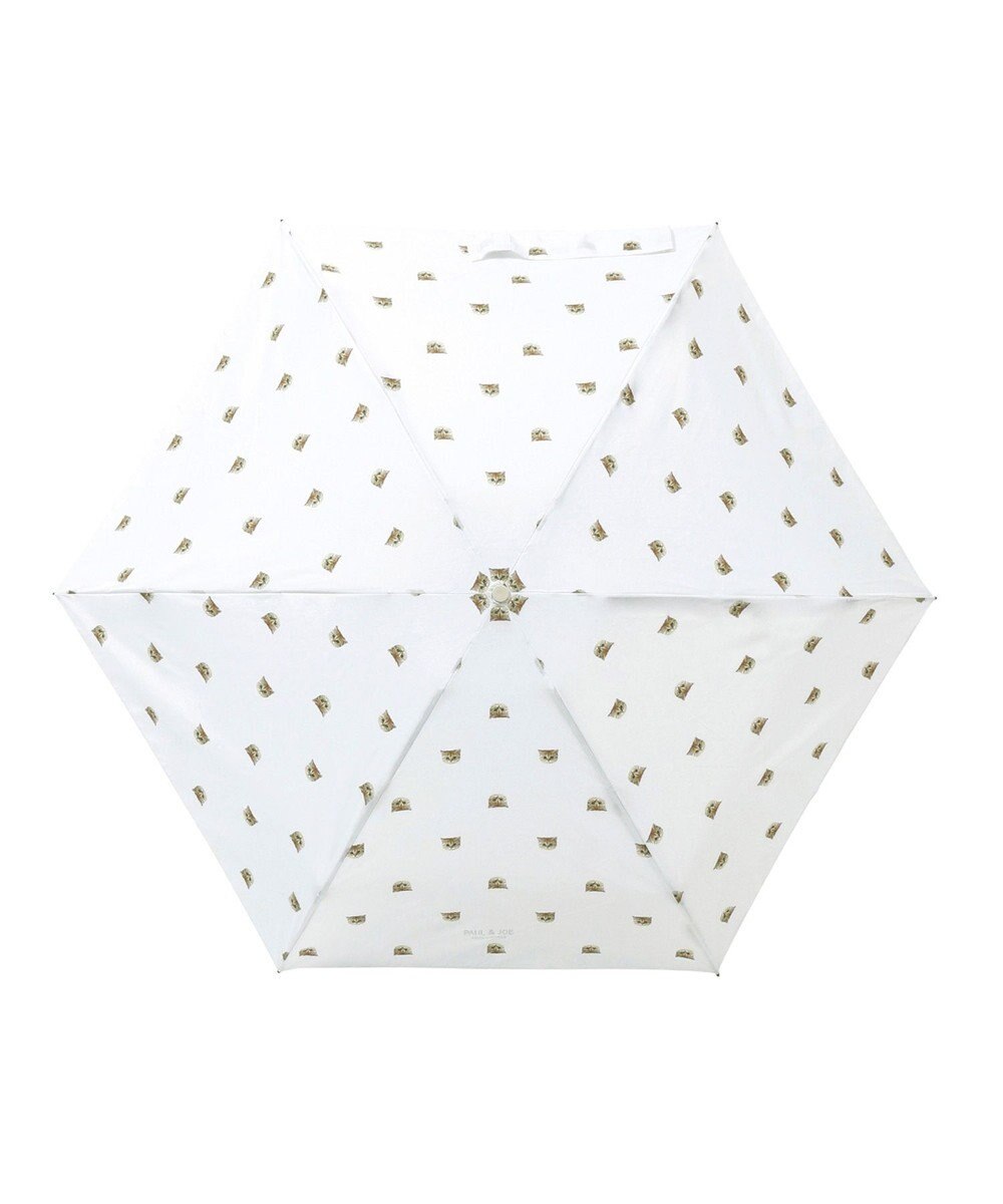 MOONBAT 【UVカット/コンパクト】ポール & ジョー (PAUL & JOE ACCESSOIRES) 折りたたみ雨傘 ドットヌネット 