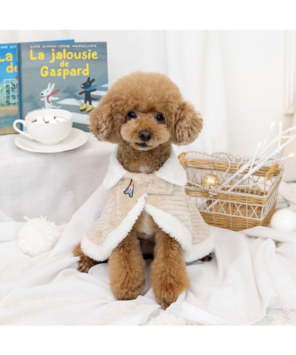 PET PARADISE リサとガスパール ぽんぽん ポンチョ 小型犬 