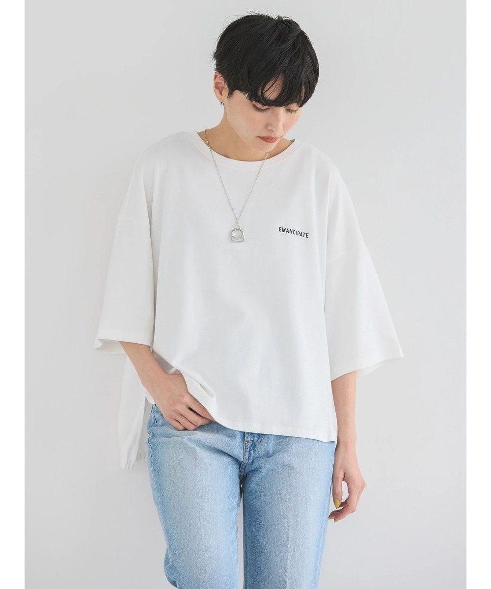 AMERICAN HOLIC バックギャザーロゴカットプルオーバー 