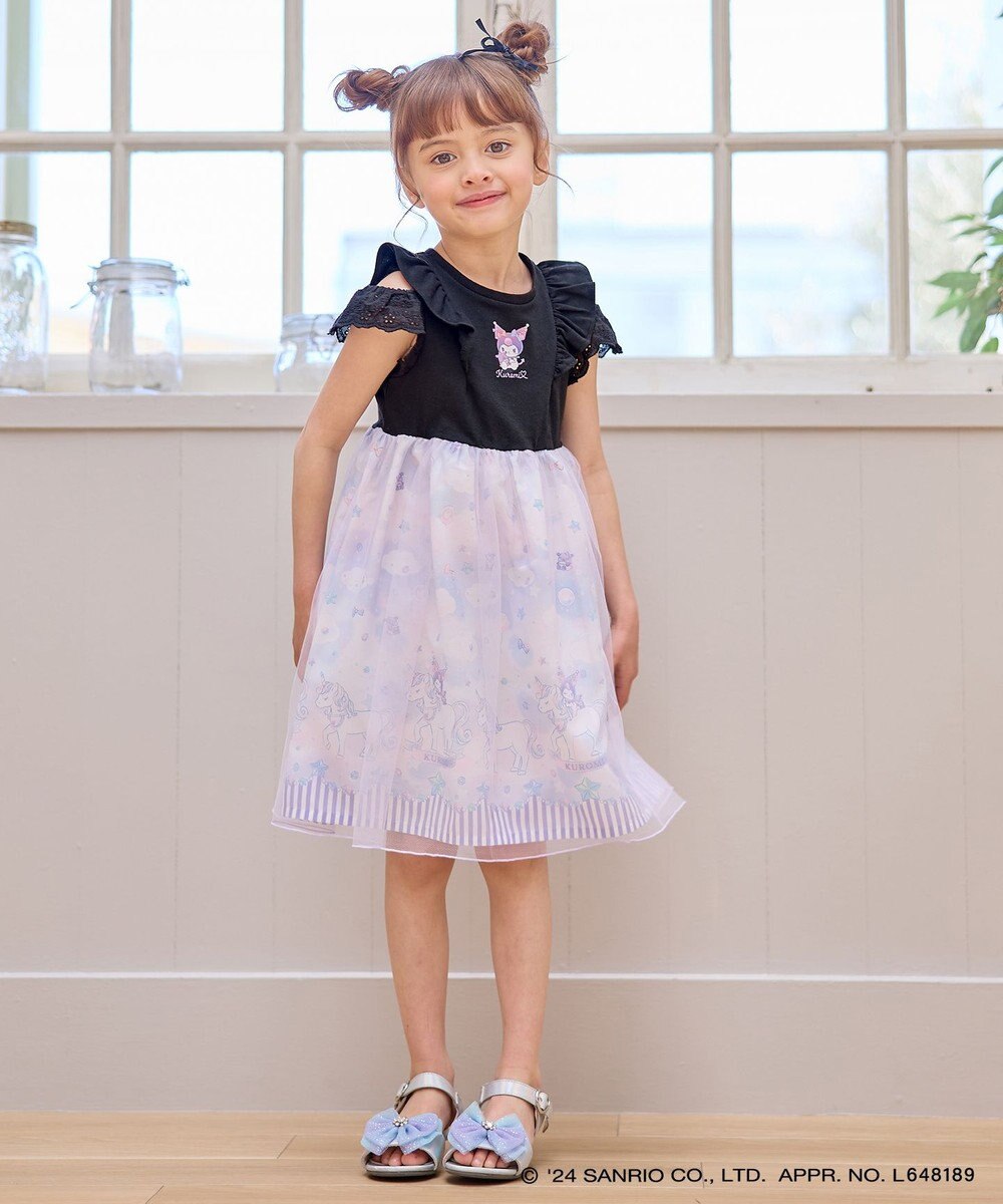 ANY KIDS 【サンリオキャラクターズ×any FAM】オン・オフショルダーチュールワンピース 
