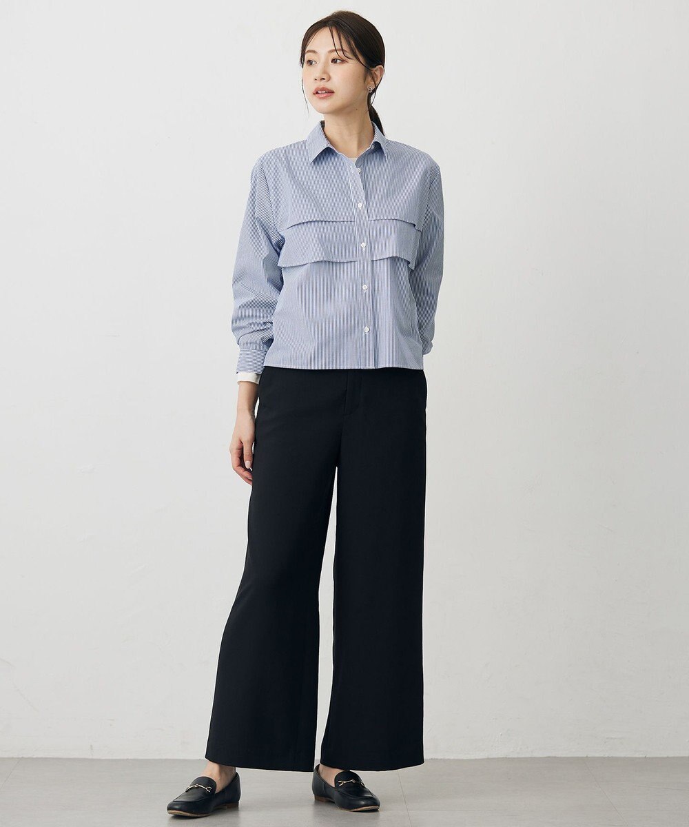 J.PRESS LADIES 【WEB限定】シアーストレッチフライス クルーネック シアー カットソー 