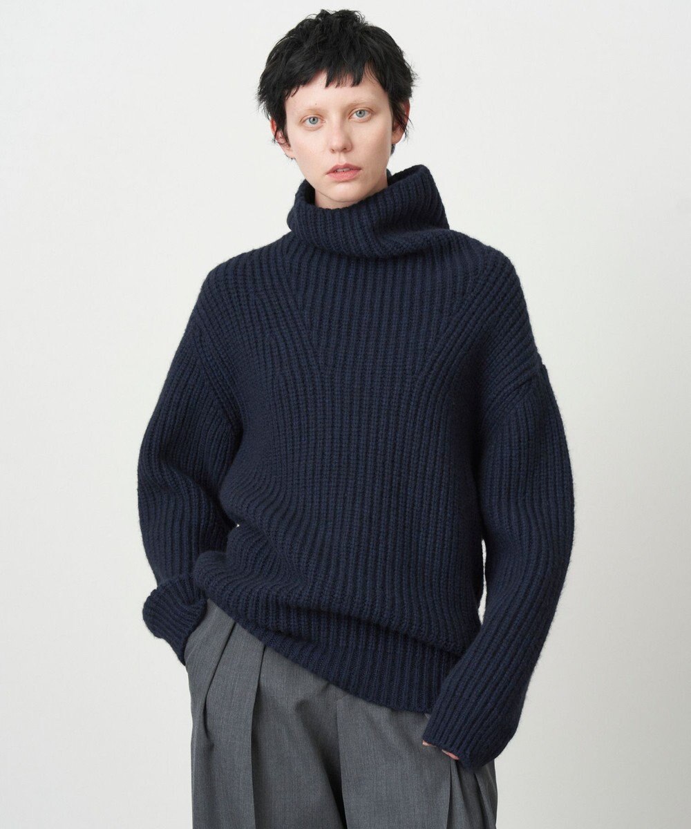 ATON YAK WOOL | オーバーサイズタートルネックセーター 