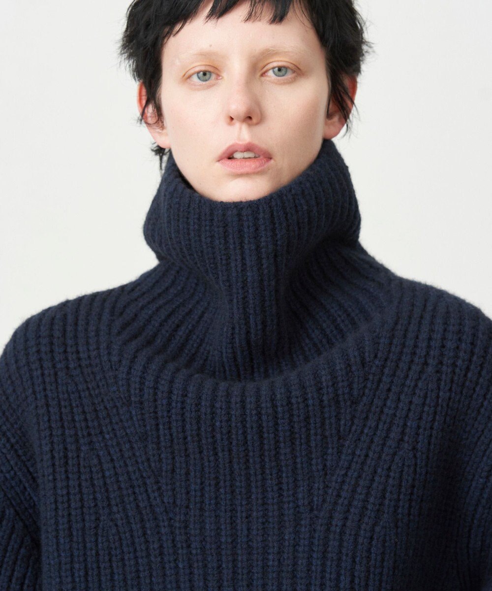 ATON YAK WOOL | オーバーサイズタートルネックセーター 